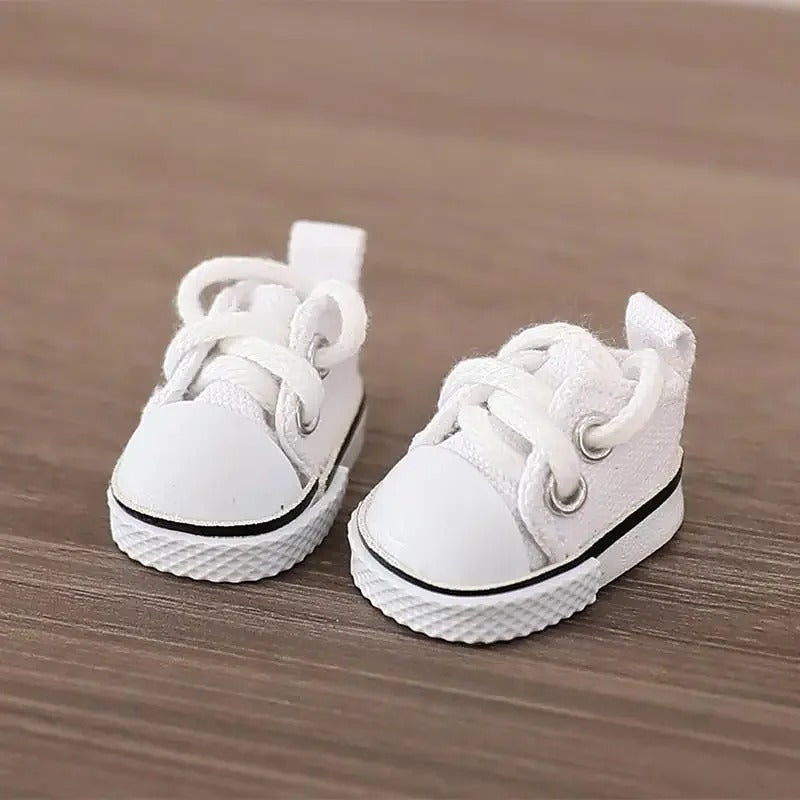 17cm LABUBU Doll Shoes – Stylish Cotton Sneakers for Dress-Up