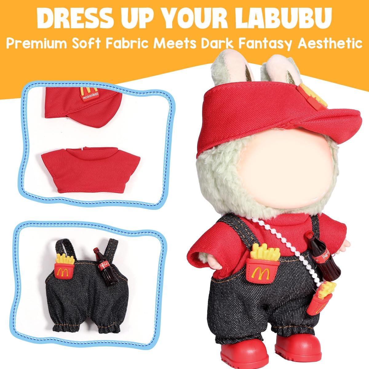 Chic Crochet Outfit Set for 17cm Dolls™