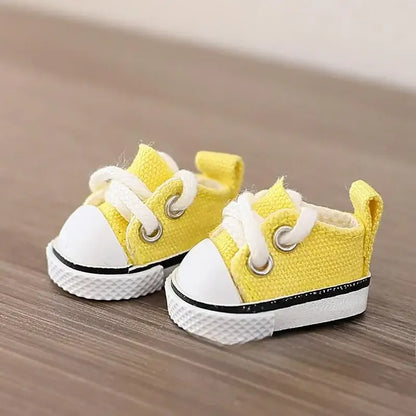17cm LABUBU Doll Shoes – Stylish Cotton Sneakers for Dress-Up