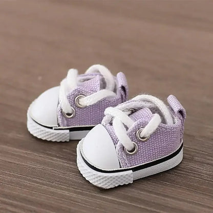 17cm LABUBU Doll Shoes – Stylish Cotton Sneakers for Dress-Up