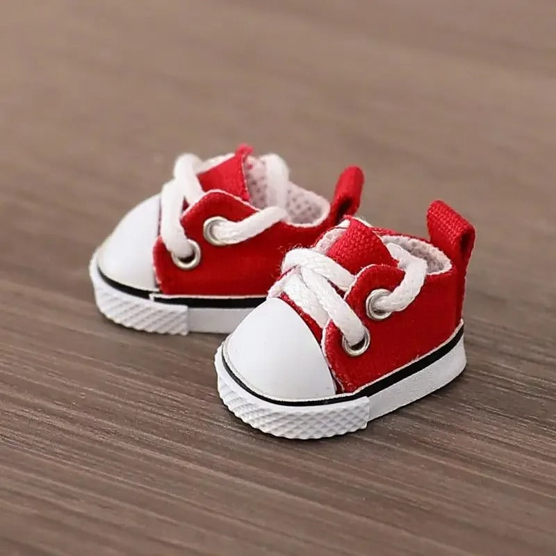 17cm LABUBU Doll Shoes – Stylish Cotton Sneakers for Dress-Up