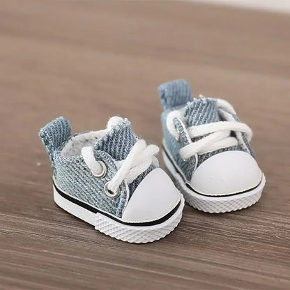 17cm LABUBU Doll Shoes – Stylish Cotton Sneakers for Dress-Up