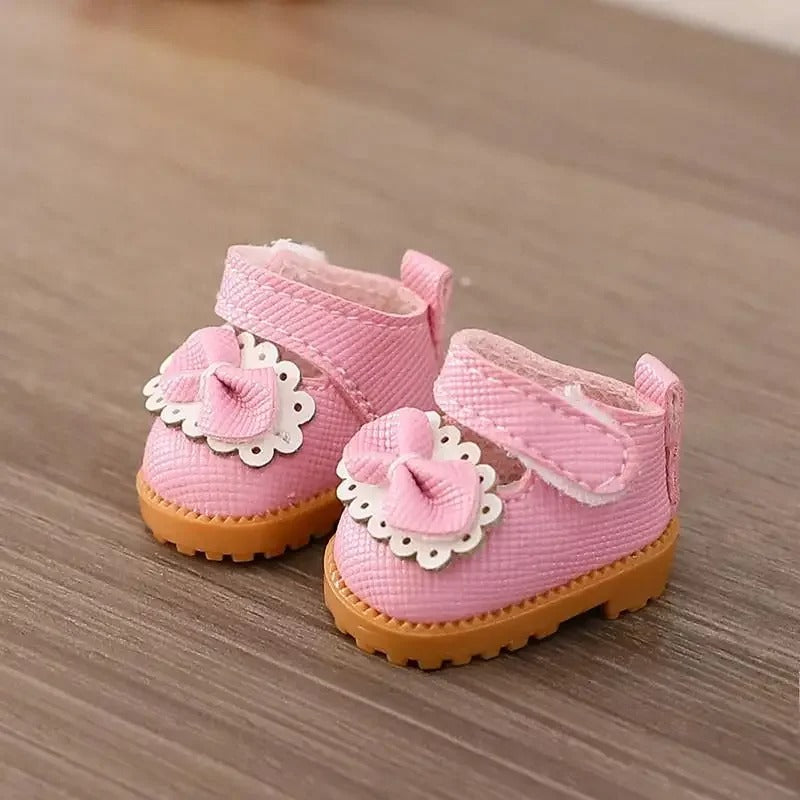 17cm LABUBU Doll Shoes – Stylish Cotton Sneakers for Dress-Up