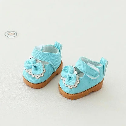 17cm LABUBU Doll Shoes – Stylish Cotton Sneakers for Dress-Up