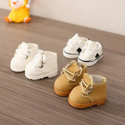 17cm LABUBU Doll Shoes – Stylish Cotton Sneakers for Dress-Up